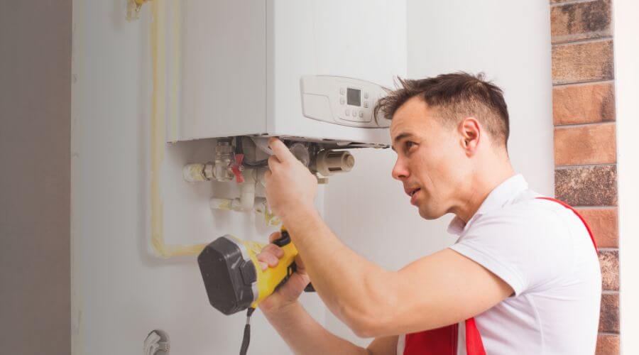 Local tankless water heater installation in French Camp, MS